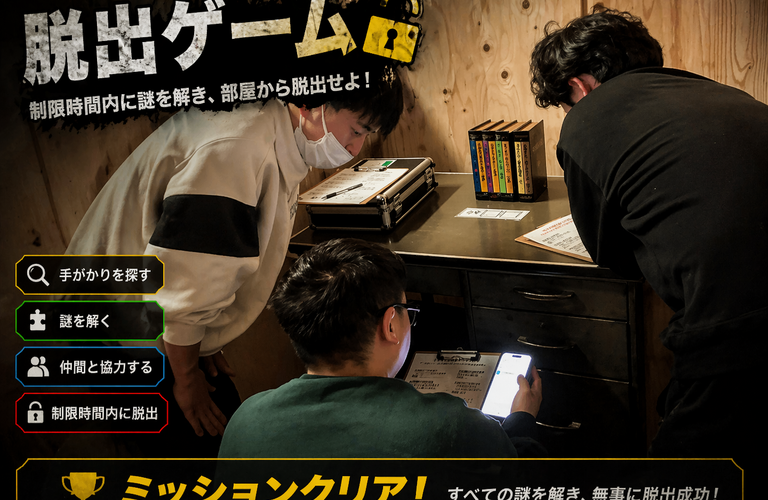 脱出ゲームでの協力 | 岐阜のレジャーならREX FIELD